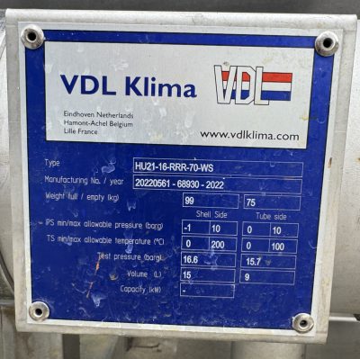 Skid met warmtewisselaar