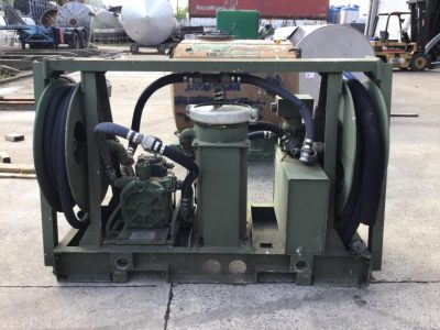 Pneumatische pompunit voor brandstofafgifte